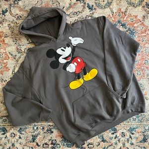 Disney Mickey Mouse Grey Hoodie, XL